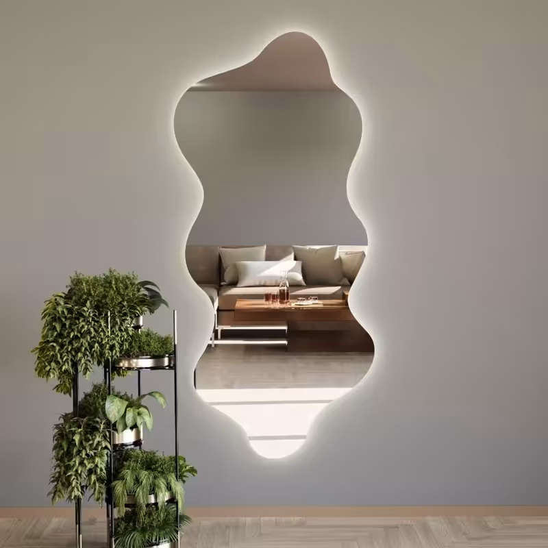 آینه بک لایت الف مدل موج سایز BA-160-70