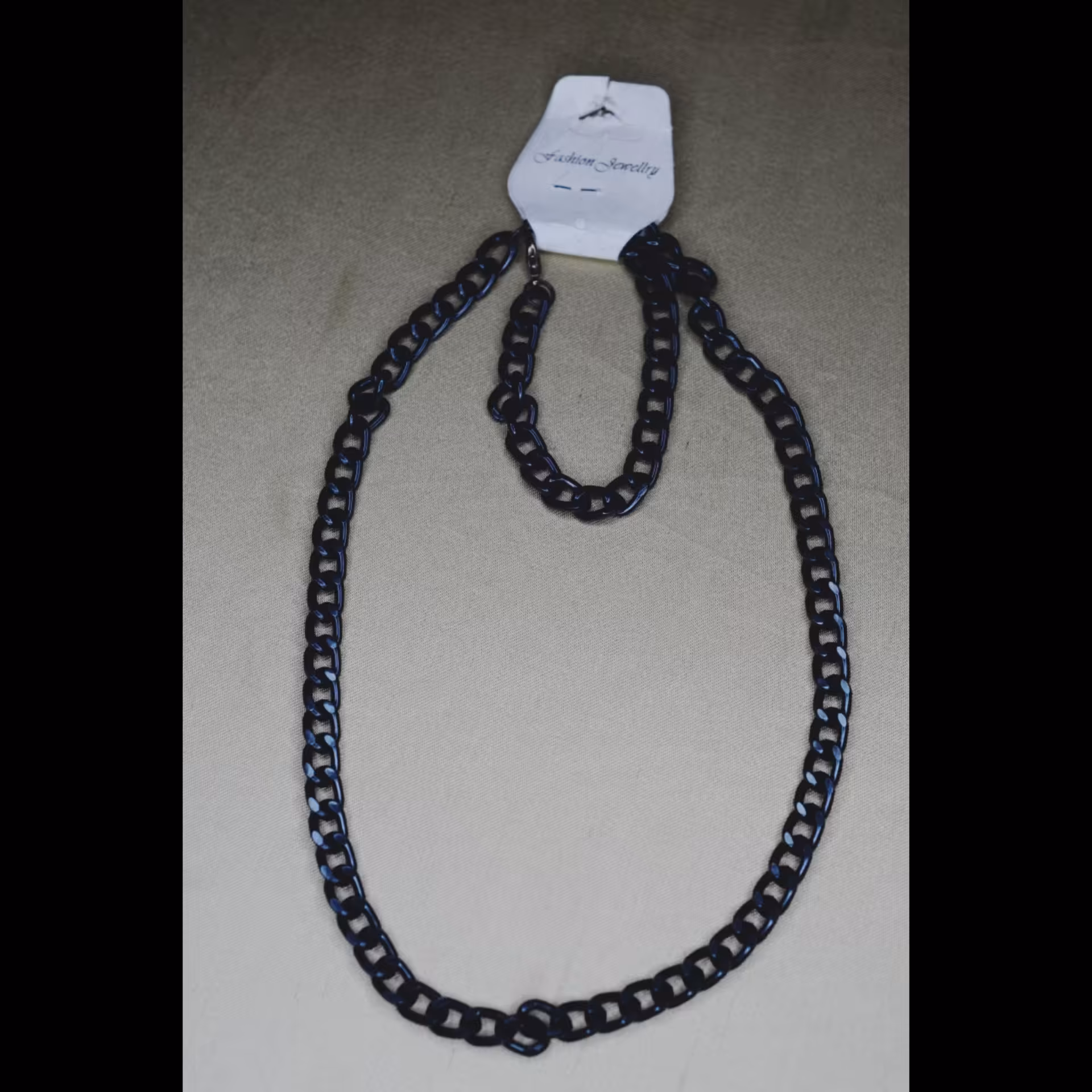 ست کارتیر (دستبند و گردنبند)مشکی