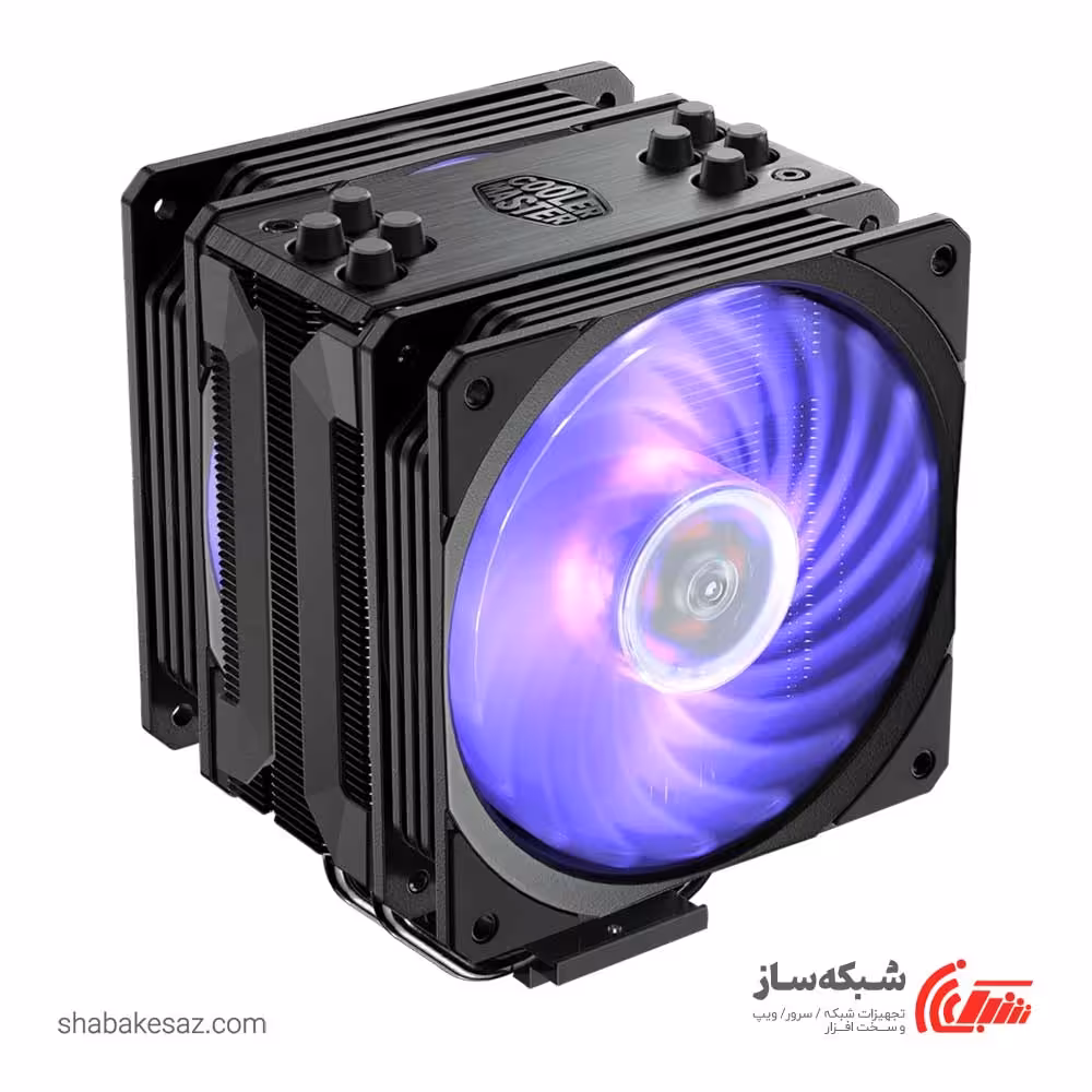 قیمت و خرید خنک کننده پردازنده کولر مستر COOLER MASTER HYPER 212 RGB BLACK - شبکه ساز