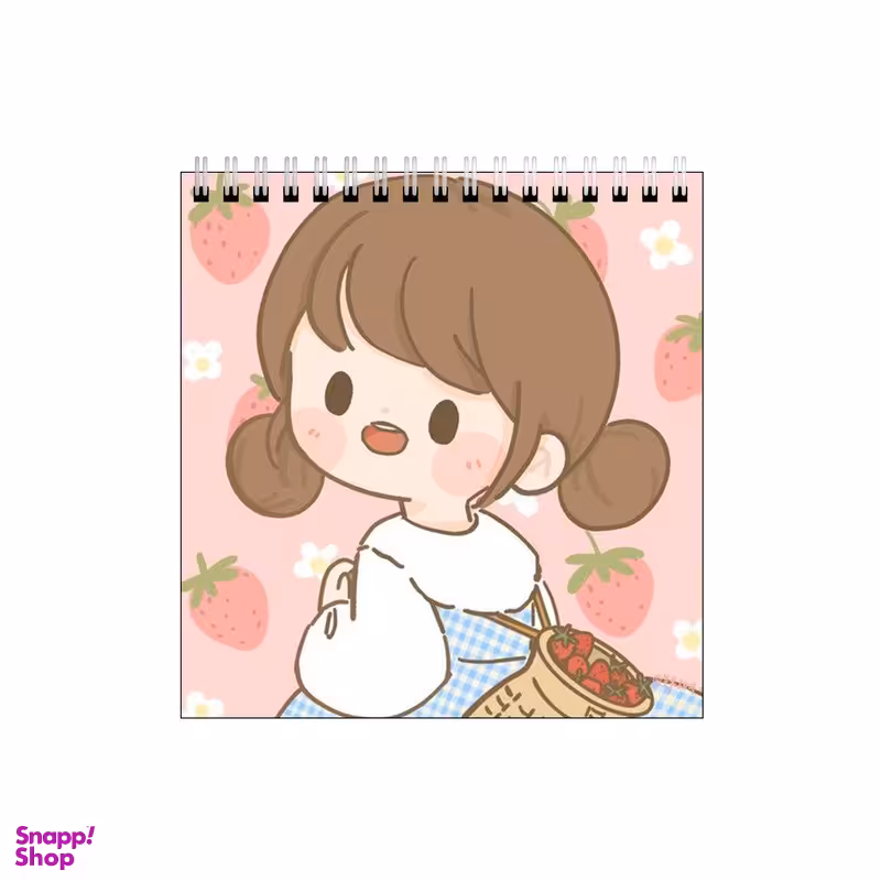 دفتر طراحی طرح دختر توت فرنگی کد 8502696