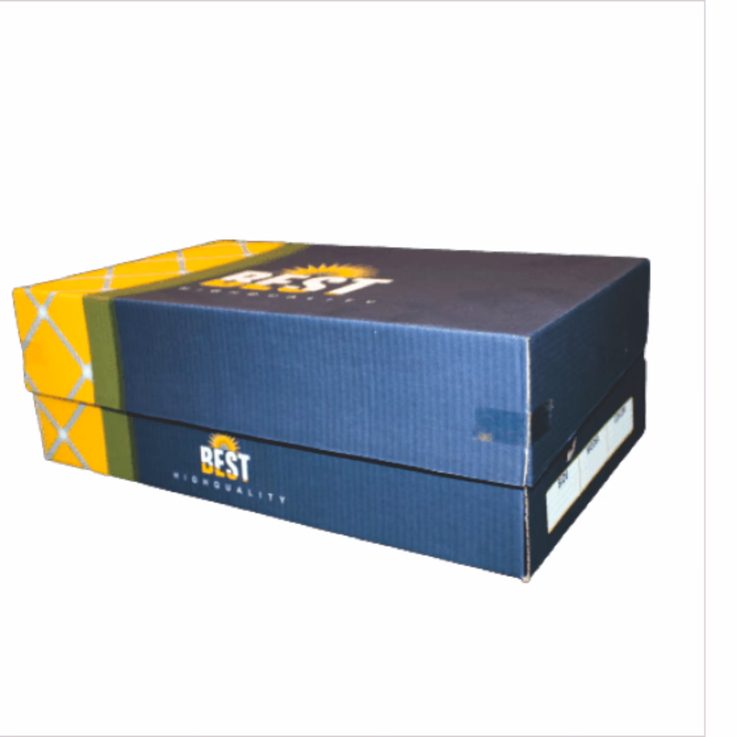 جعبه کفش مردانه طرح سرمه ای بسته 100 عددی