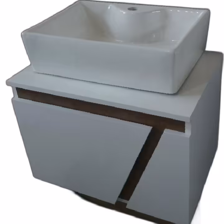 روشویی کابینتی دیواری همراه کاسه چینی کد 1025