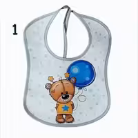 پیش بند کودک ضد رطوبت بندی سایز بزرگ چاپی طرح فانتزی