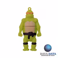 فلش مموری فانتزی دایا دیتا لاکپشت های نینجا مدلPC1060-1 ظرفیت16GB-USB2 رنگ سبز