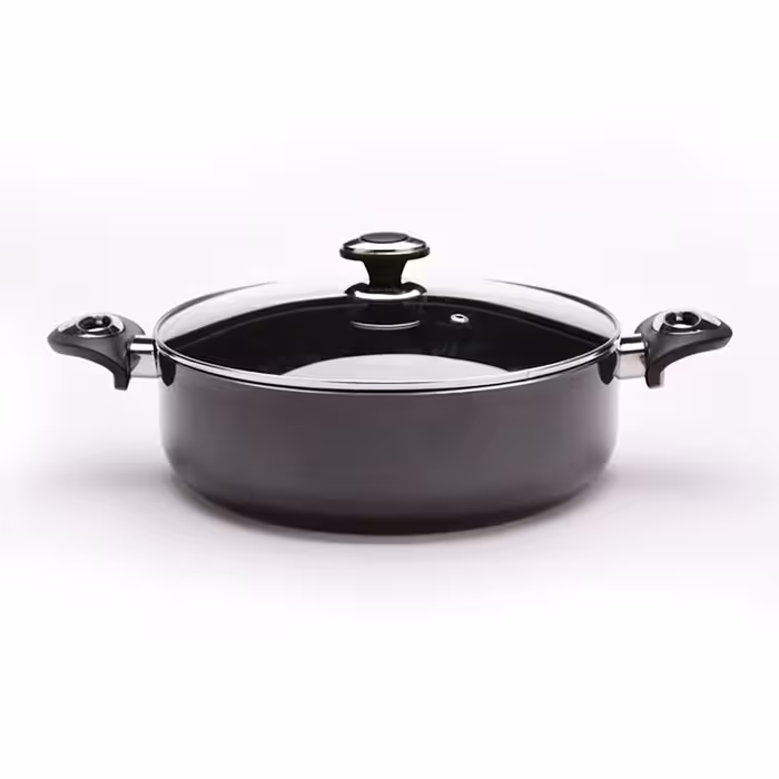 قابلمه کوتاه گرانیتی زرساب مدل گرانیتا کد GT-428KG (سایز 28)