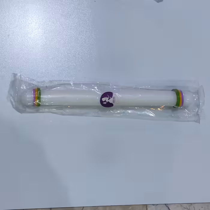 وردنه فوندانت تفلون 30سانت مخصوص فوندانت سفید  سه حلقه تنظیم