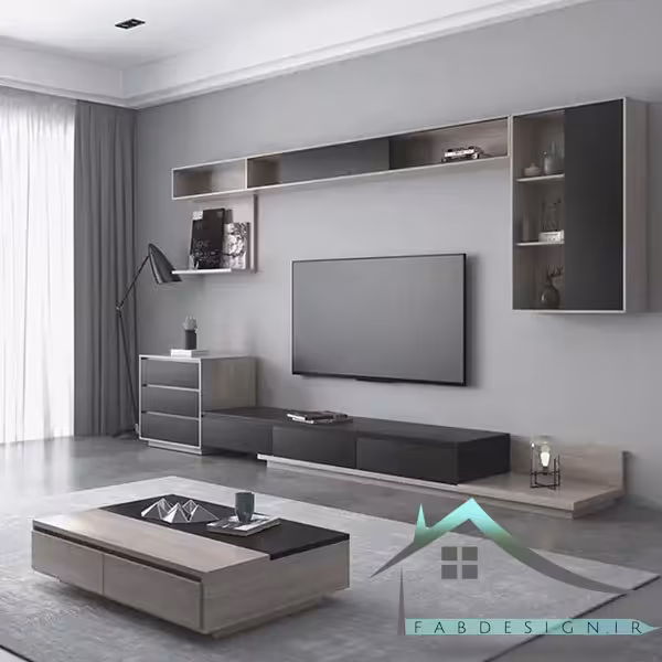 ست میز تلویزیون و جلومبلی fabset-164