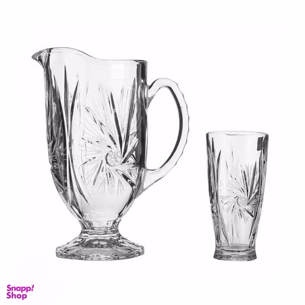 ست پارچ و لیوان 7 پارچه مدل خورشیدی