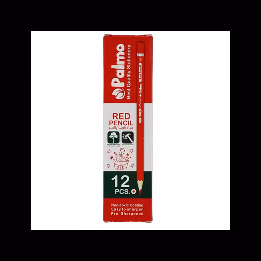 مداد قرمز پالمو قراص 144 عددی (12جینی)