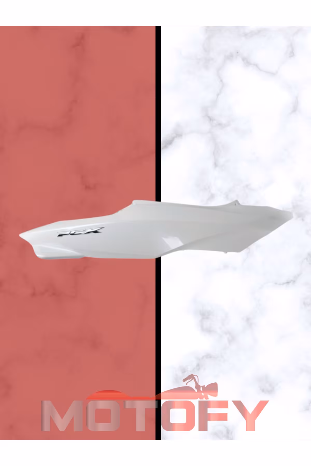 لوازم یدکی موتورسیکلت سفید HONDA PCX 125 150 2014 2017 SIDE COVER STEEL SIX GREENAGE RIGHT ORIGINAL 83550 K35 V00 ZC MOTOFY