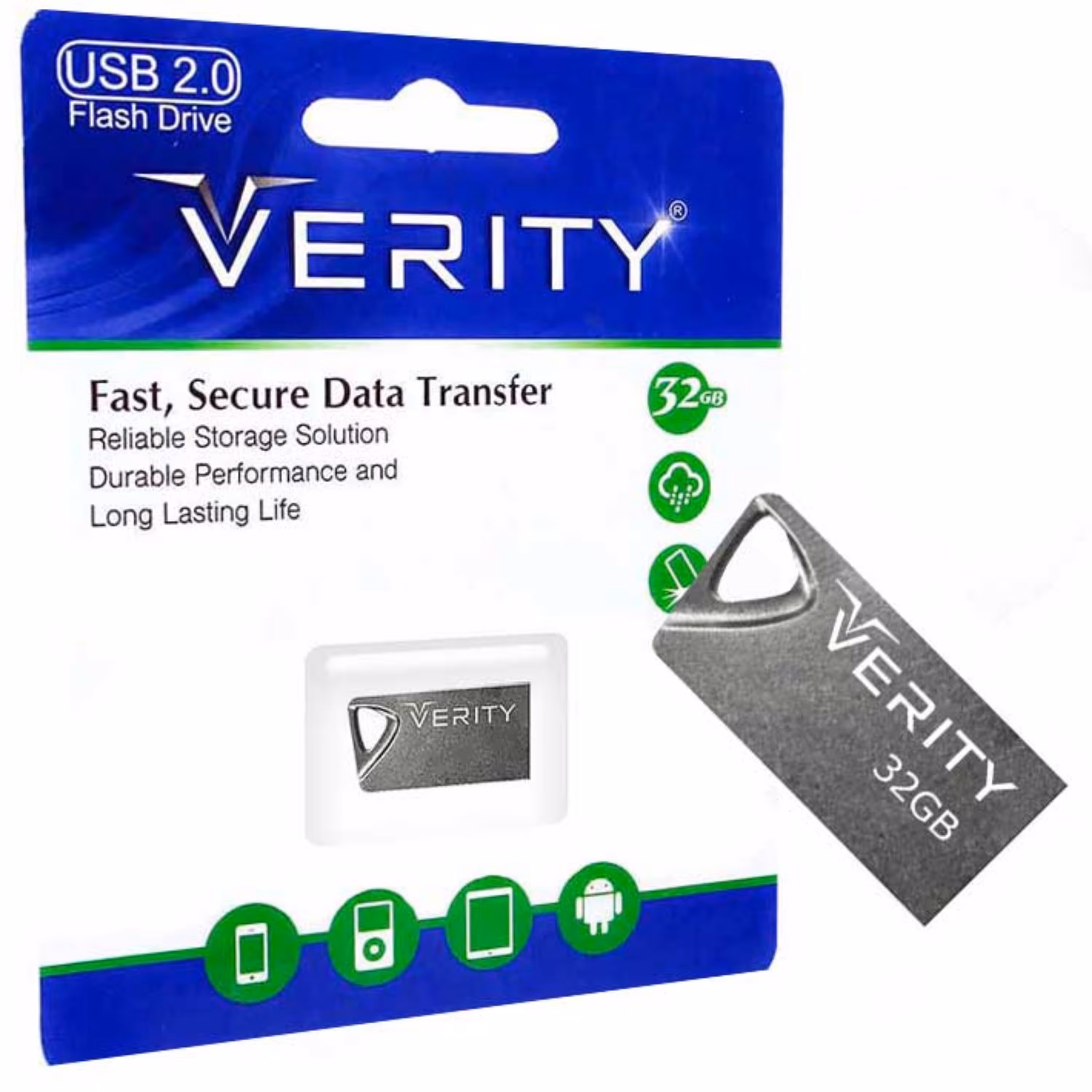 فلش 32GB Verity V812 با گارانتی مادام العمر