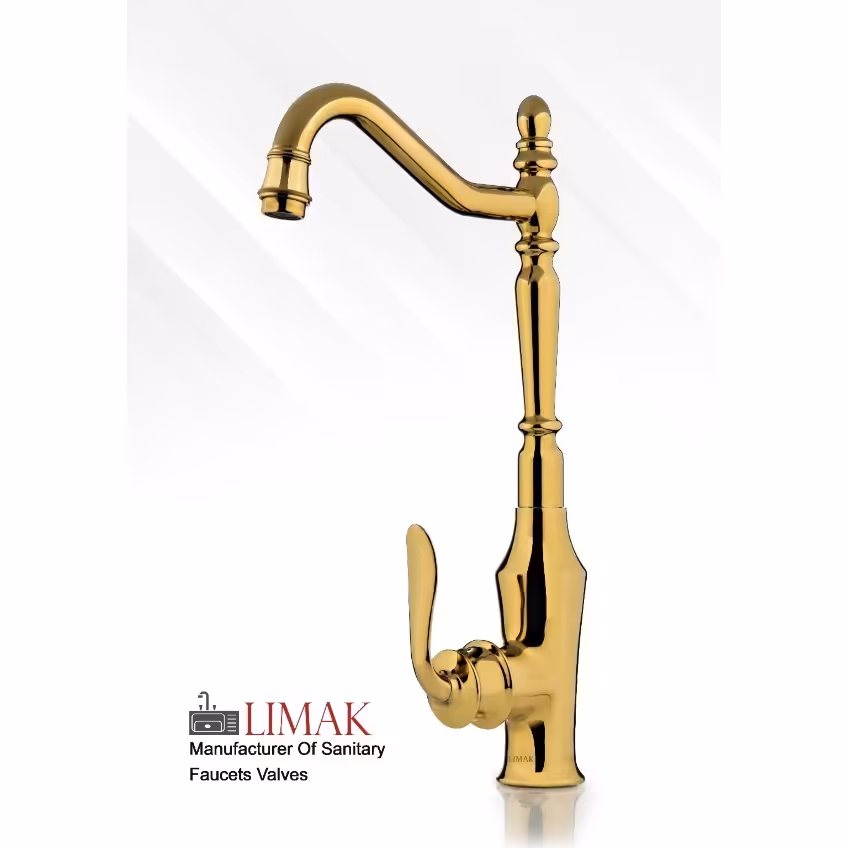 شیرآلات مدل لیون رنگ طلایی ست 4عددی