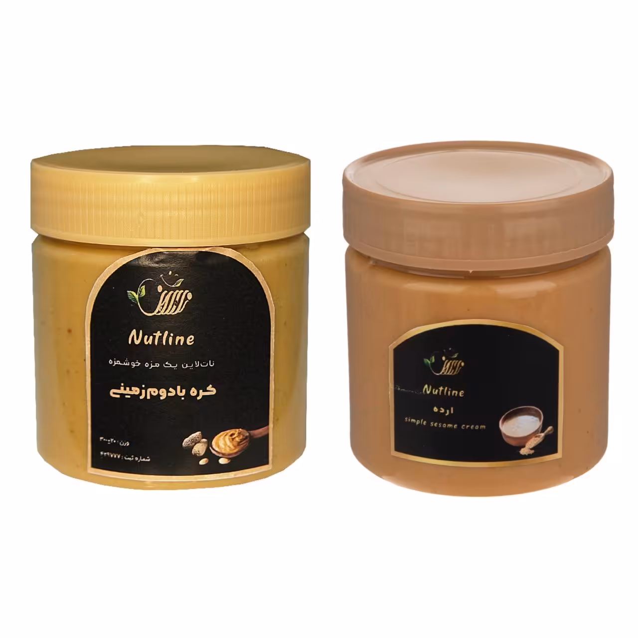 کره بادام زمینی و ارده دو آتیشه