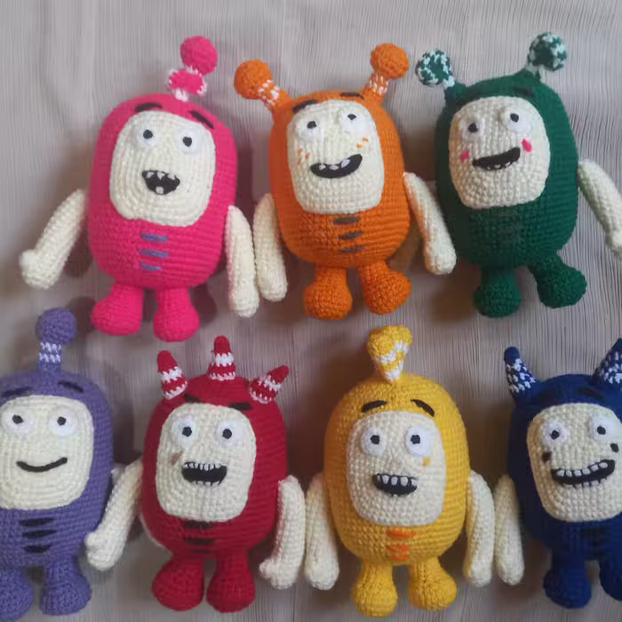 عروسک کارتونی شخصیت oddbods