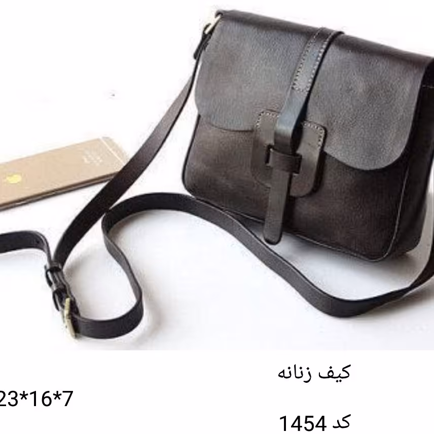 کیف چرم طبیعی دست دوز کد34