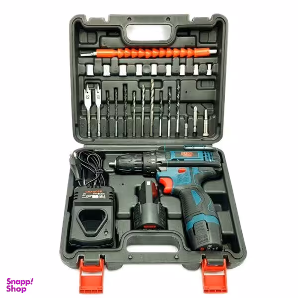 دریل پیچ گوشتی شارژی صنعتی باس 25 عددی مدل NEW2022BS1218V