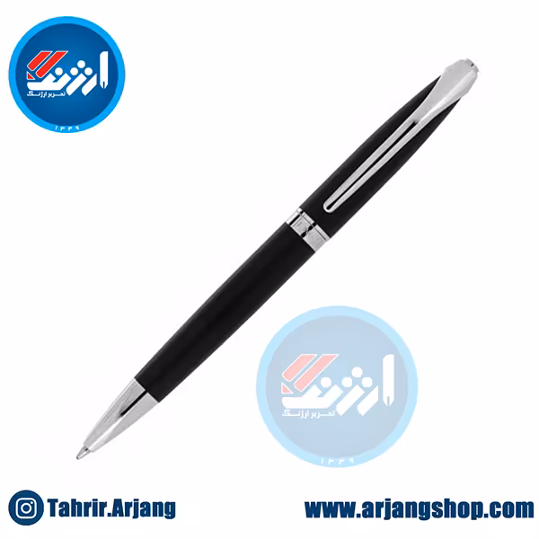 خودکار یوروپن مدل Ring مشکی مات گیره استیل