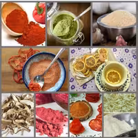 پک 6 عددی رنگ غذای طبیعی (لبو گوجه هویج فلفل دلمه اسفناج کلم بنفش)