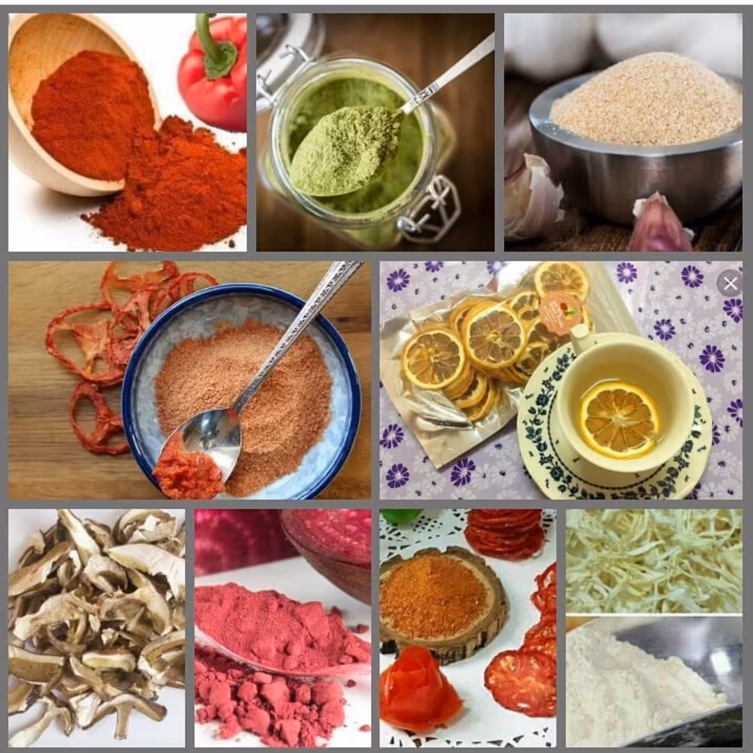 پک 6 عددی رنگ غذای طبیعی (لبو گوجه هویج فلفل دلمه اسفناج کلم بنفش)