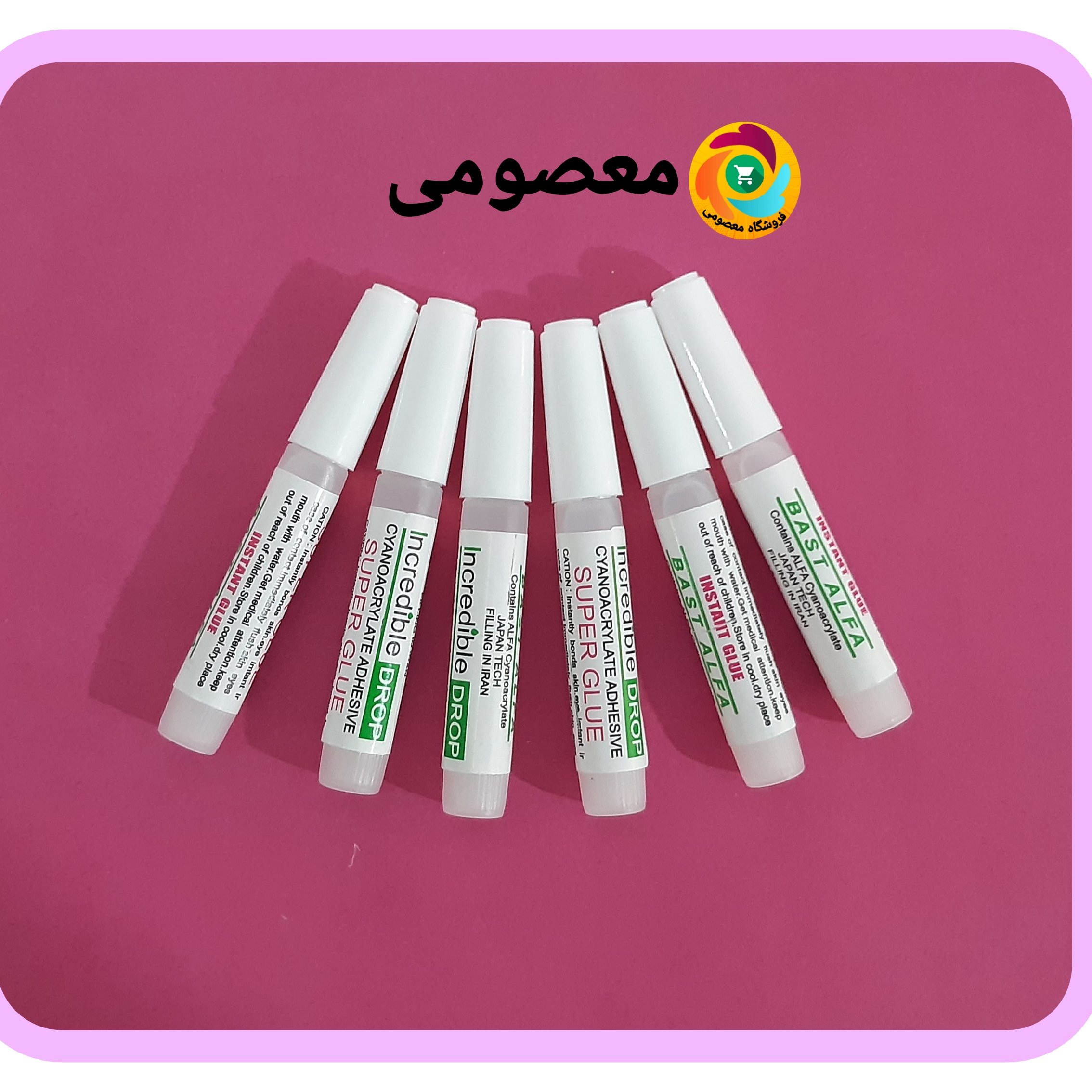 چسب قطره ایی آلفا پک6 عددی