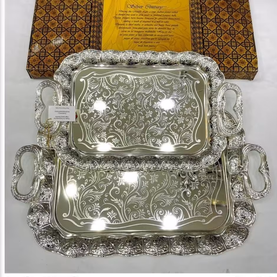 سینی جفتی مجلسی مارک رومانتیک هوم  با کیفیت عالی و قیمت مناسب اورجینال 