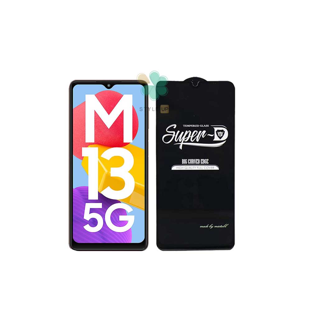 گلس گوشی سامسونگ Samsung Galaxy M13 5G تمام صفحه Super D