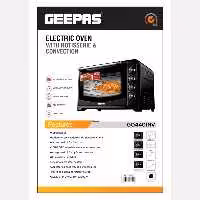 آون توستر جیپاس با ظرفیت 60 لیتر(حتما قبل از ثبت سفارش موجودی بگیرید)