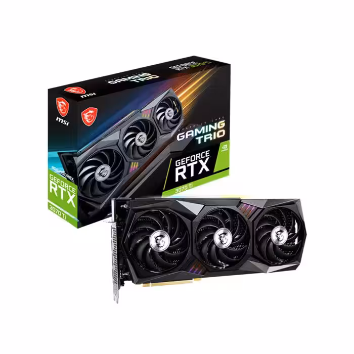 کارت گرافیک ام اس آی GeForce RTX 3070 Ti GAMING TRIO 8G