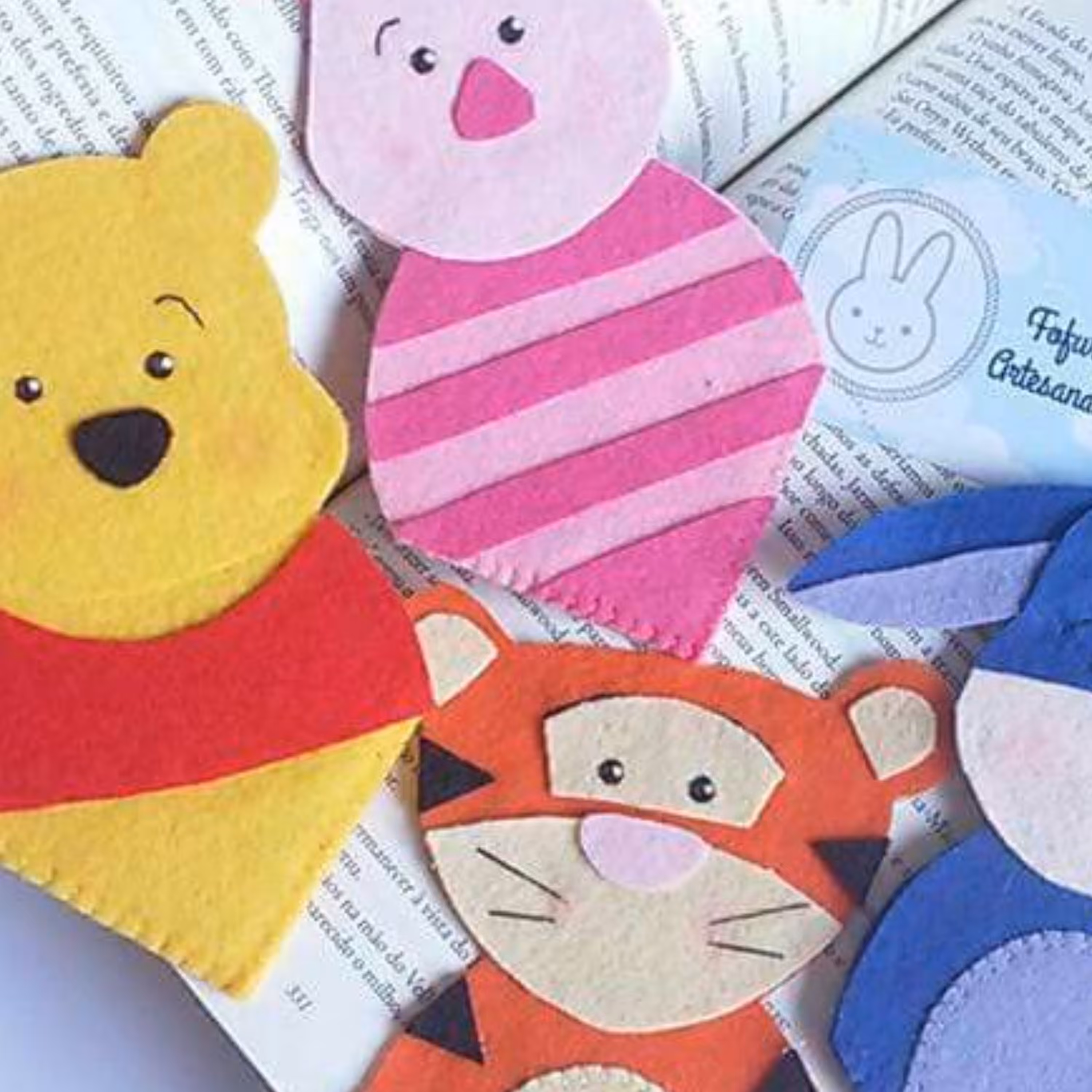 بوک مارک نمدی ( طرح پو ) - قیمت برای یک عدد -