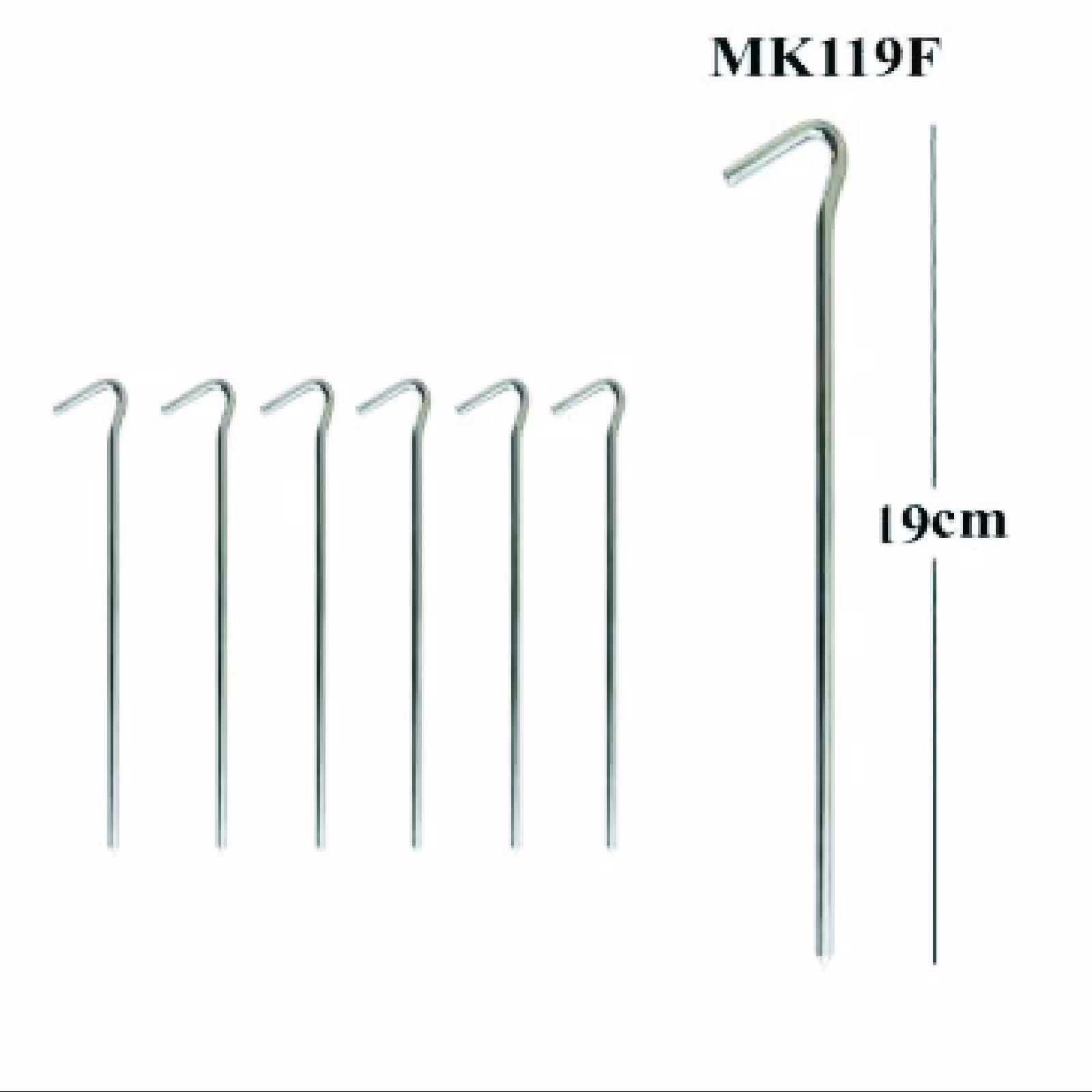 میخ چادر سفری MK119F دانانیک