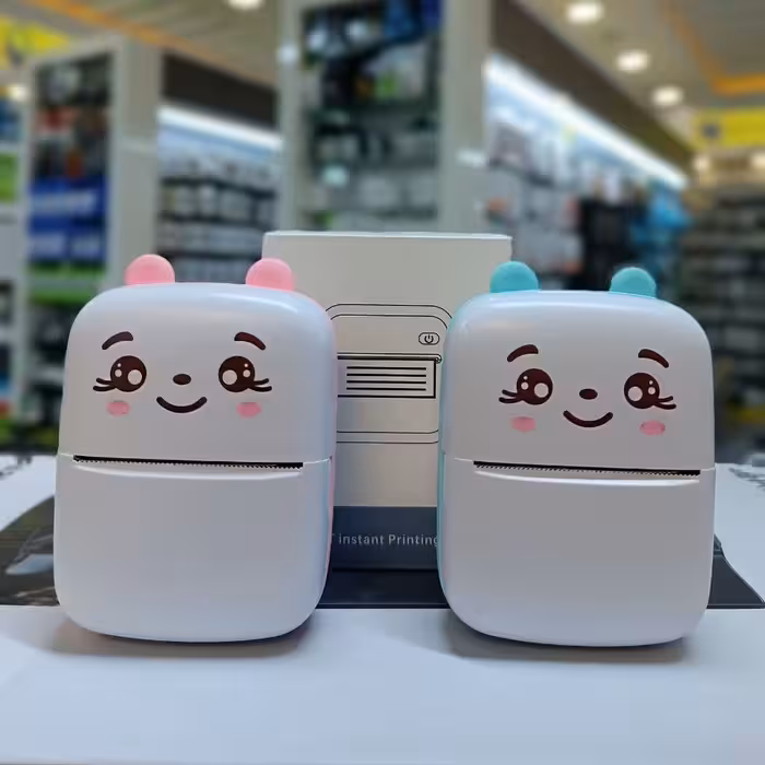 مینی پرینتر جیبی قابل حمل مدل Portable Mini بلوتوثی شارژی