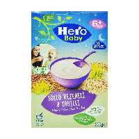 غذای کمکی شب کودک ( بالای شش ماه ) شیر رازیانه غلات 200 گرم هیرو - hero