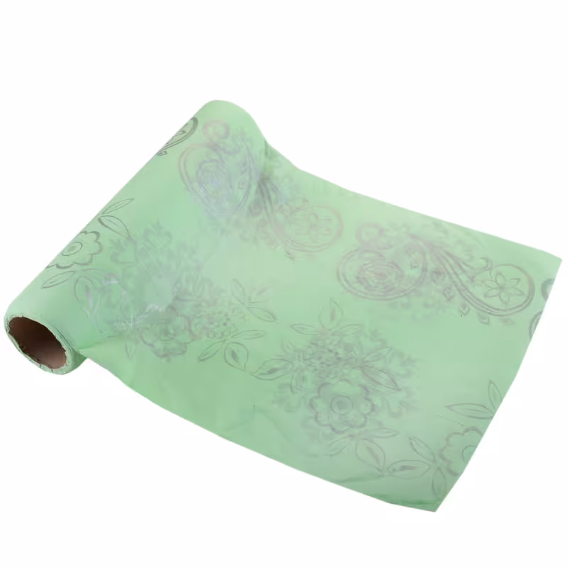 سفره یکبار مصرف طرح گل کد 134 رول 30 متری