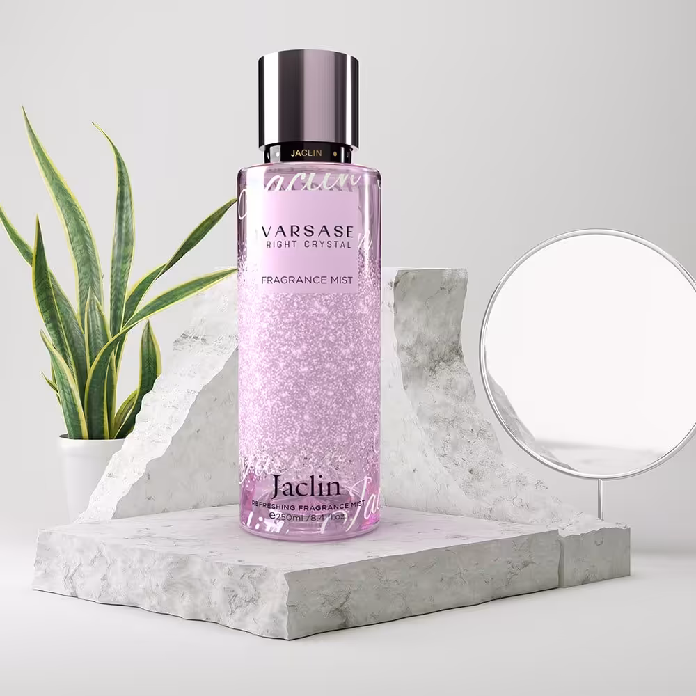 بادی اسپلش ژاکلین رایحه مشابه Versace bright crystal حجم 250 میلی لیتر