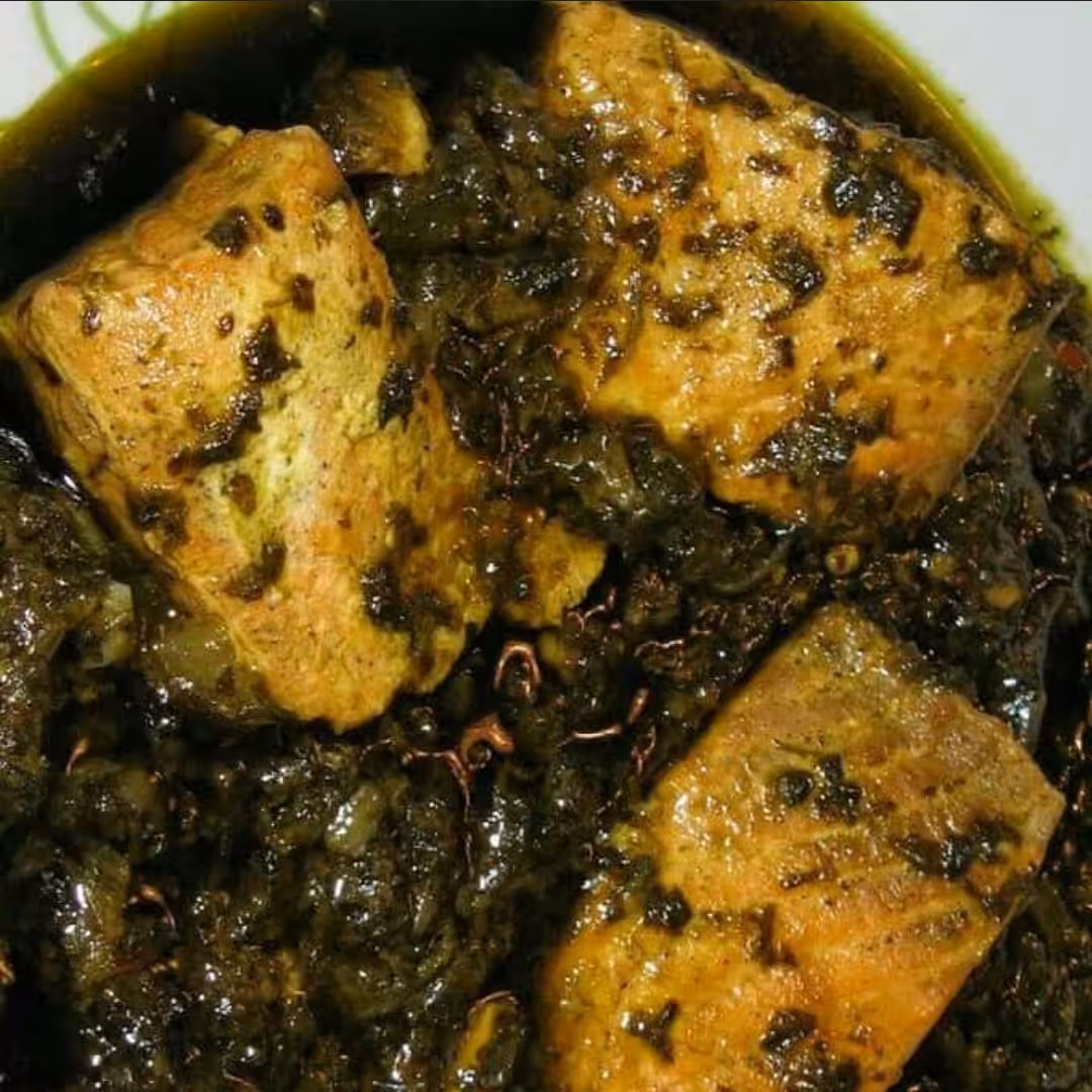 سبزی  قلیه ماهی و میگو جنوبی 