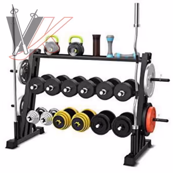 رک دمبل سه طبقه Three-tier dumbbell rack_2 کد1304219