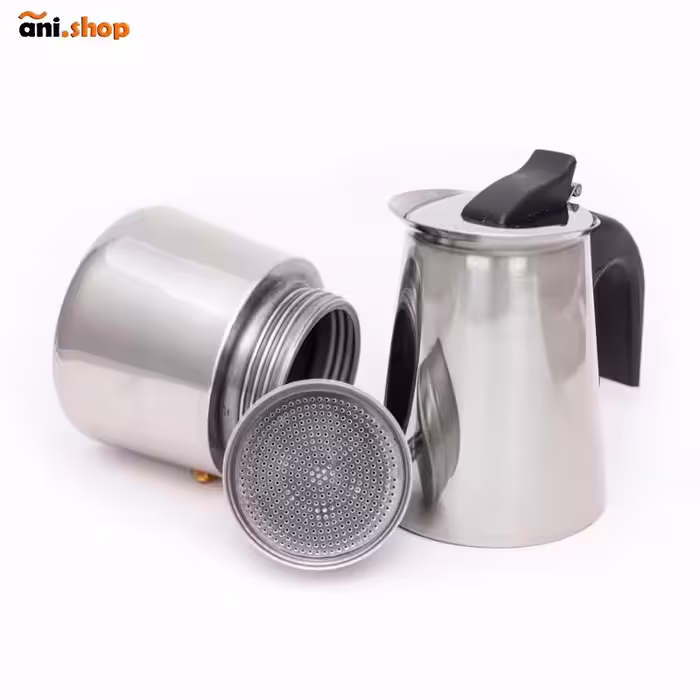 قهوه جوش استیل 2 کاپ  ez-202  