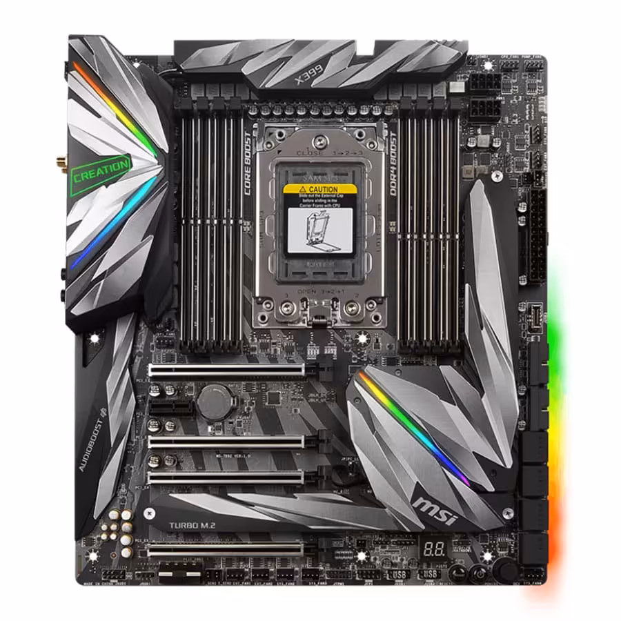 قیمت و خرید مادربرد گیمینگ ام اس آی مدل MEG X399 CREATION | یاس ارتباط