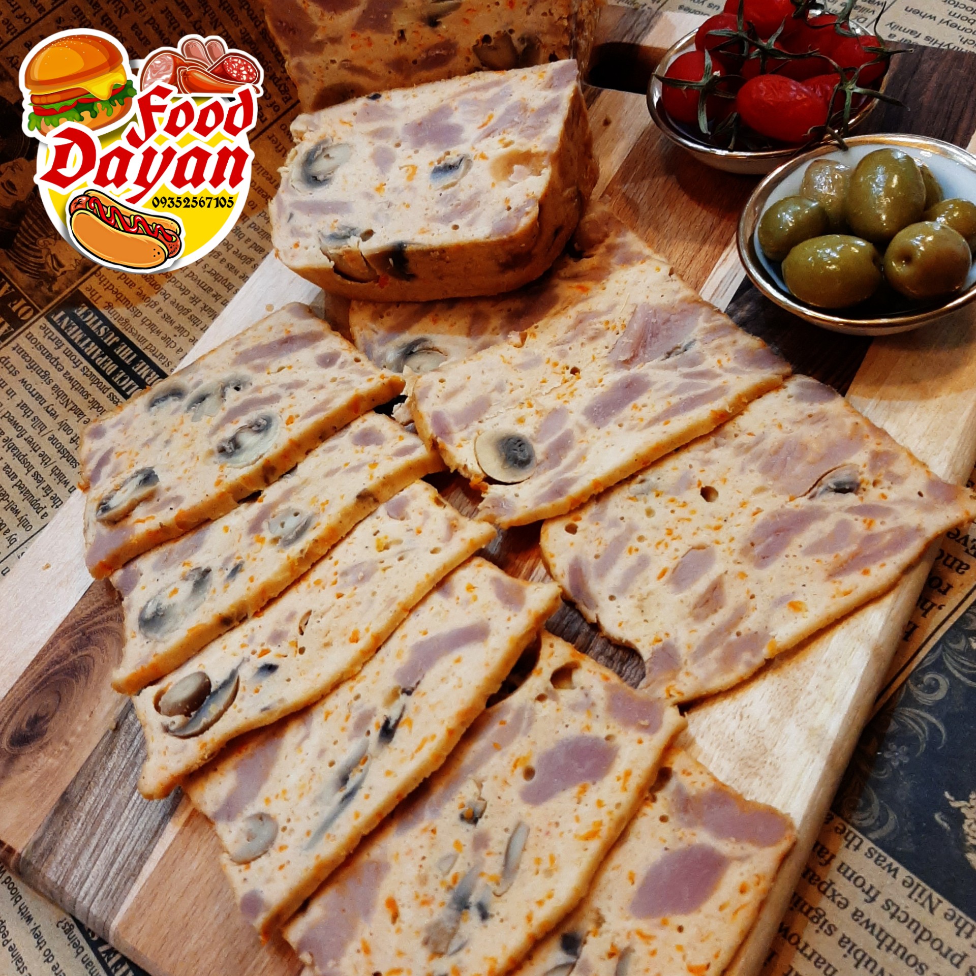 ژامبون مرغ و قارچ تنوری(500گرمی)