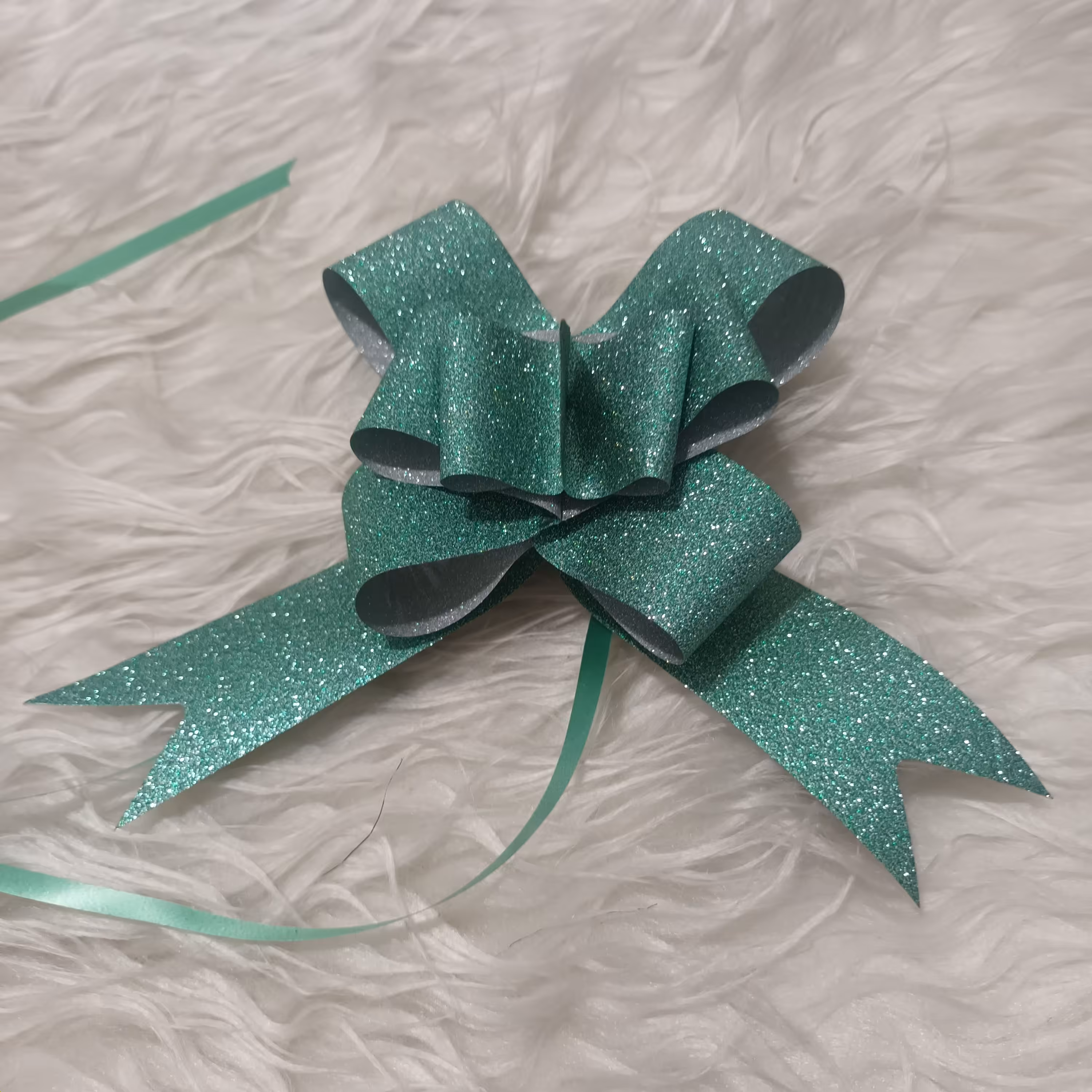 روبان پاپیون شو سبز - ربان پاپیون شو سبز اکلیلی