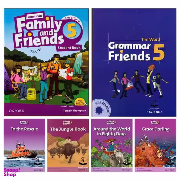 کتاب Family and Friends 5 اثر جمعی از نویسندگان انتشارات آرماندیس شش جلدی