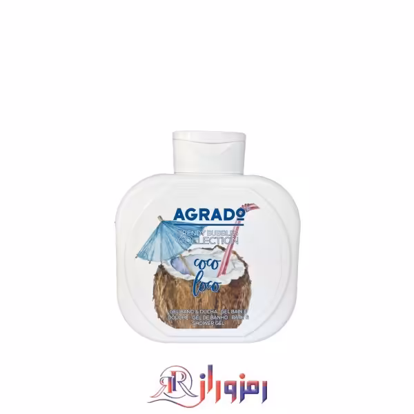 شامپو بدن آگرادو Agrado عصاره نارگیل حجم 750 میل
