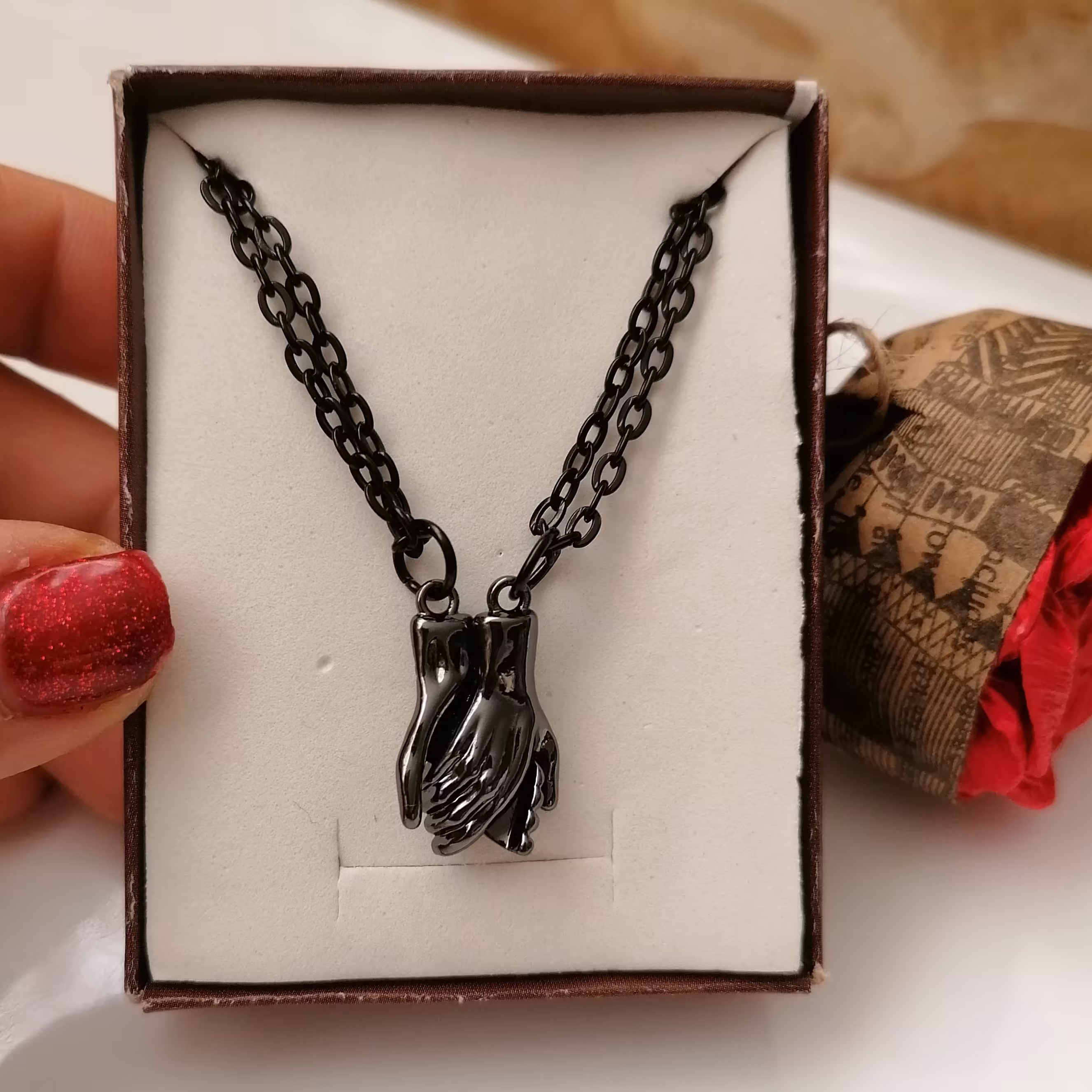 گردنبند ست مشکی