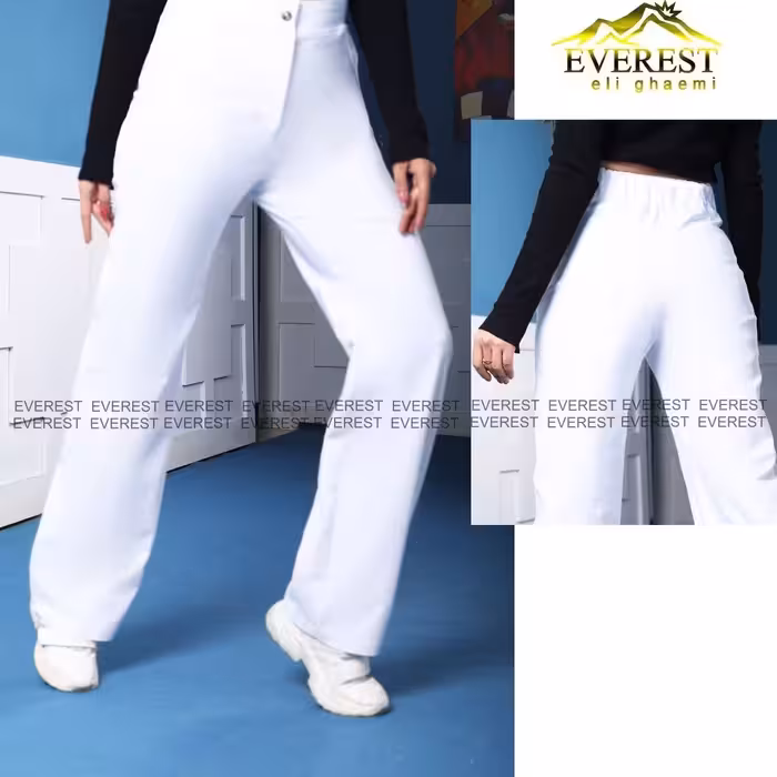 شلوار زنانه بگ کتان سایز 36 تا 60 شلوار زنانه کتان