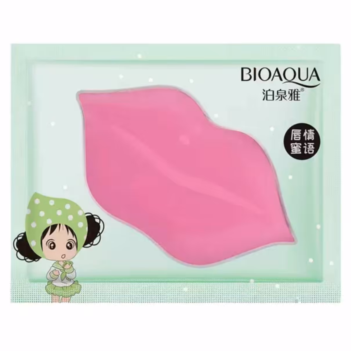 ماسک ورقه ای  لب بیوآکوا سبزرنگ