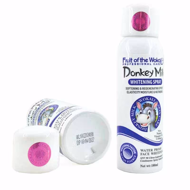 اسپری روشن کننده و سفید کننده شیر الاغ وکالی
