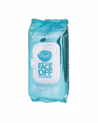 دستمال مرطوب پاک کننده آرایش هیدرا واتر دافی Dafi بسته 55 عددی