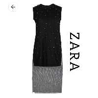 پیراهن مجلسی زارا ترک zara
