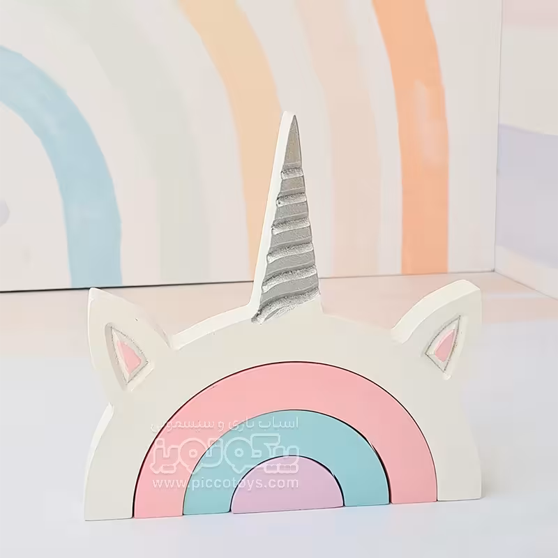 رنگین کمان چوبی طرح یونیکورن کد 4479622