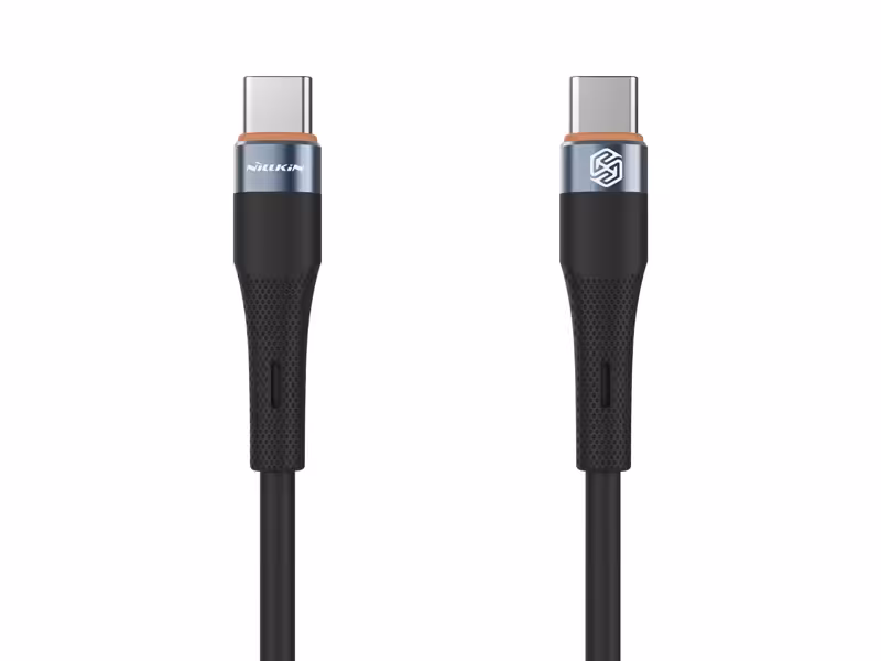 کابل دو سر تایپ سی سیلیکونی نیلکین Nillkin Flowspeed liquid silicone cable Type-C to Type-C 60W